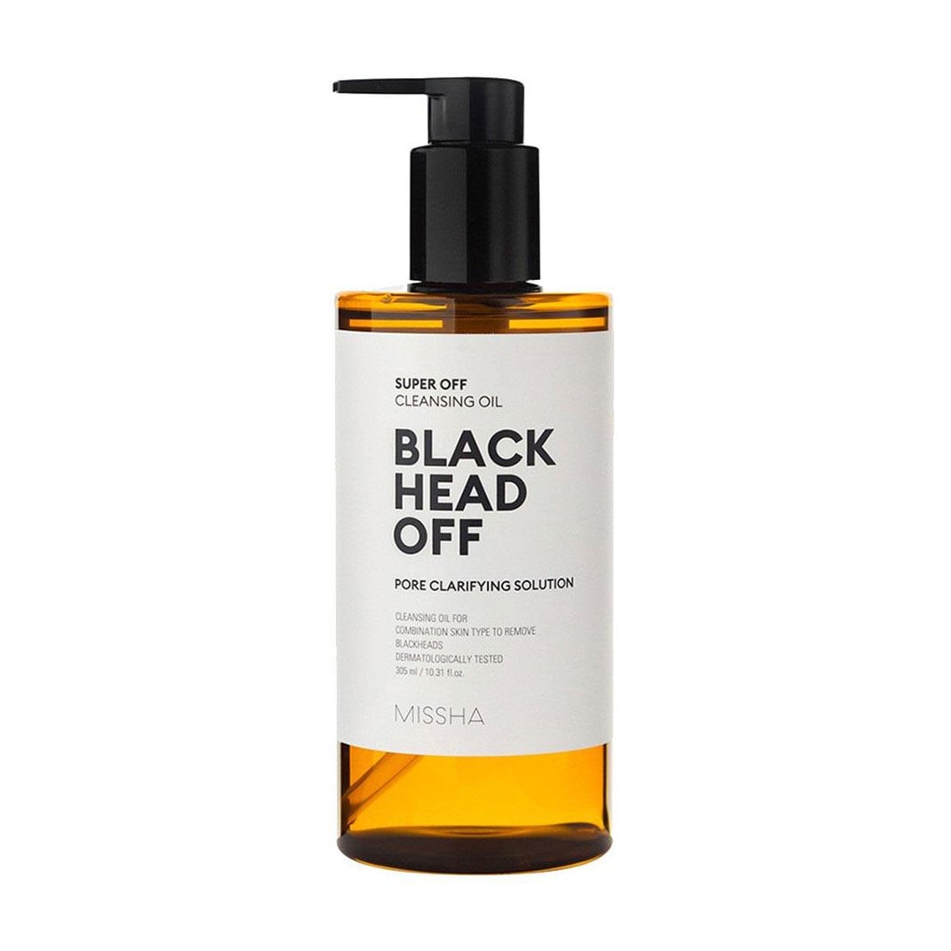 Уцінка! Гідрофільна олія для обличчя Missha Super Off Cleansing Oil Blackhead Off для проблемної шкіри, проти чорних цяток , 305 мл