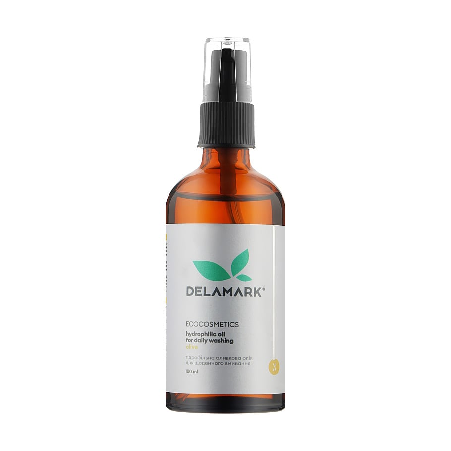 Уцінка! Гідрофільна олія для вмивання Delamark Hydrophilic Olive Oil, 100 мл