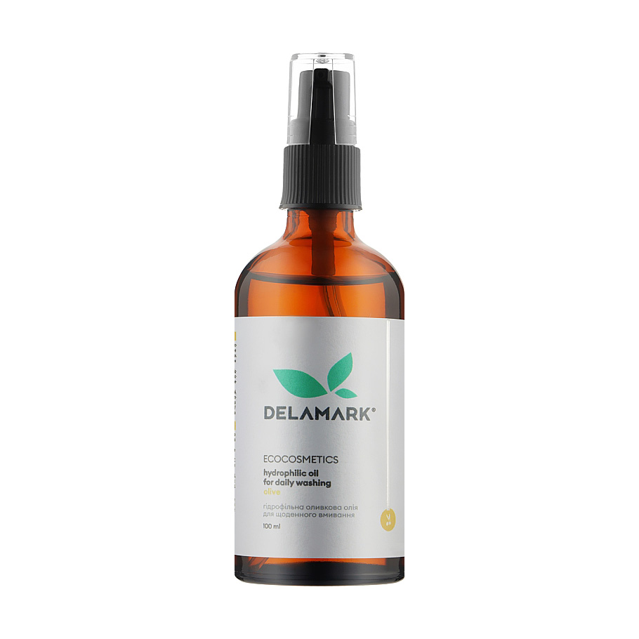 Уцінка! Гідрофільна олія для вмивання Delamark Hydrophilic Olive Oil, 100 мл