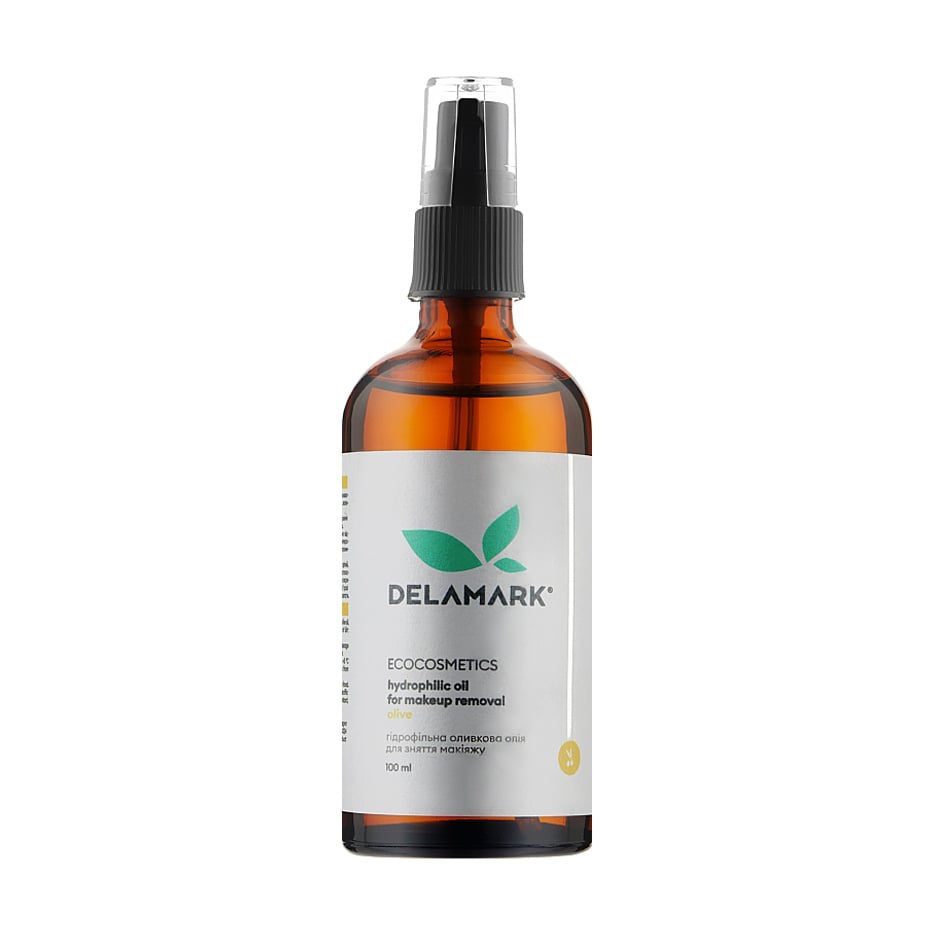 Уцінка! Гідрофільна олія для зняття макіяжу Delamark Hydrophilic Olive Oil, 100 мл