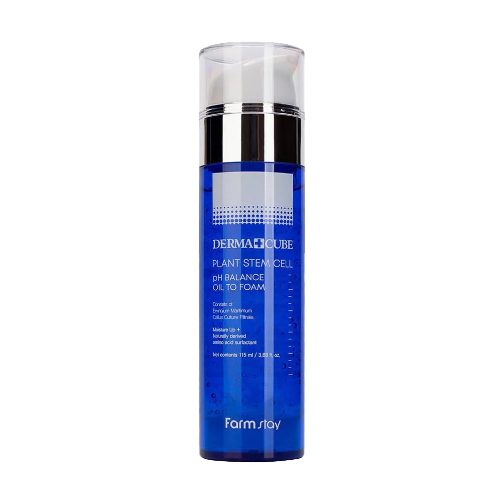 Уцінка! Гідрофільна олія-пінка для вмивання FarmStay Derma Cube Plant Stem Cell Ph Balance Oil To Foam, 115 мл
